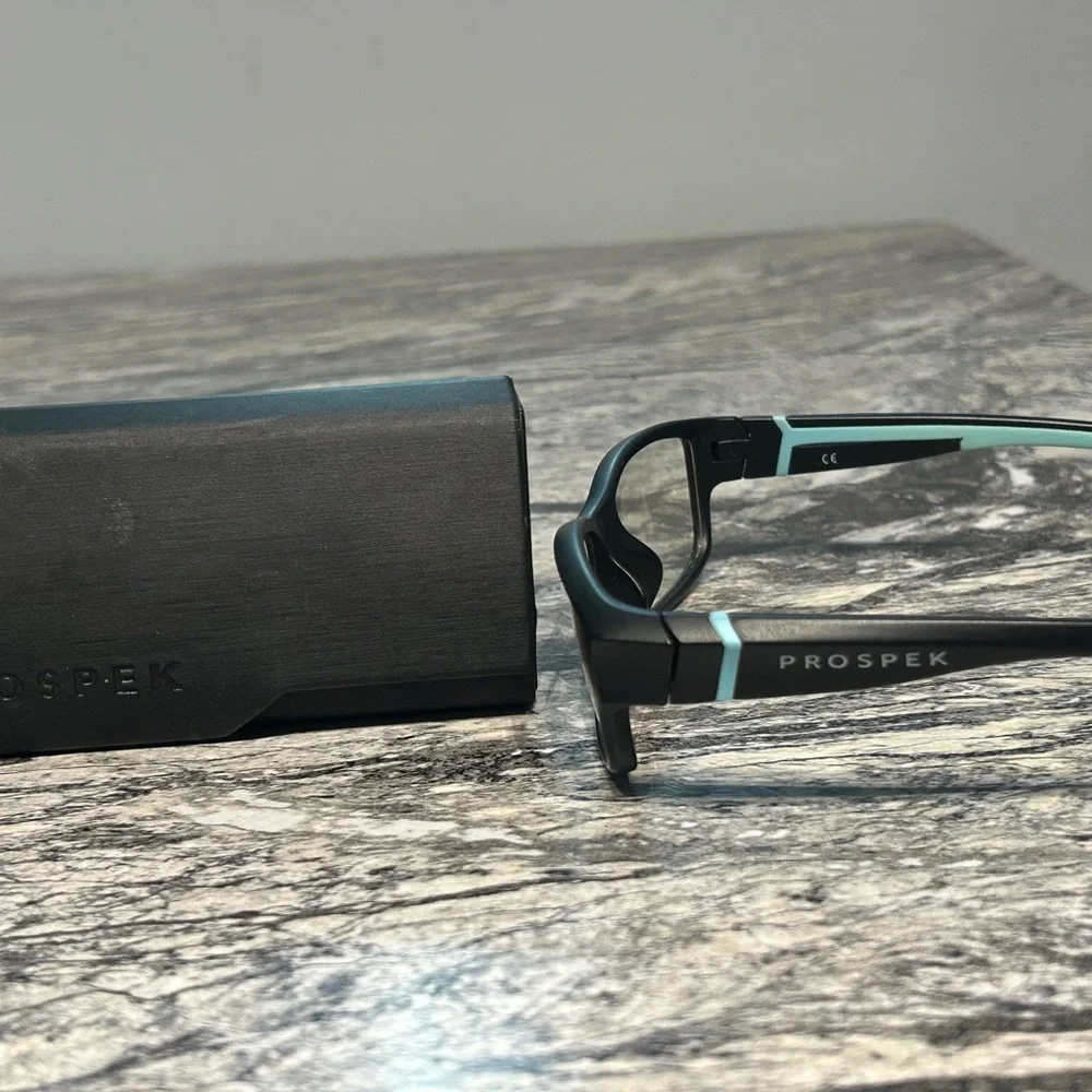 Prospek Black and Blue ready to wear Glasses clear lens